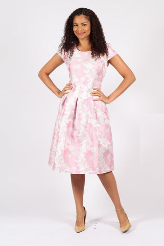 Diana 8751 pink dress