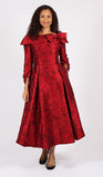 Diana 8757 red maxi dress