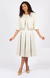 Diana 8759 champagne jacket dress