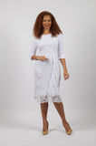 Diana 8854 white dress