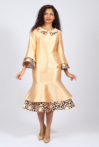 Diana 8881 gold dress