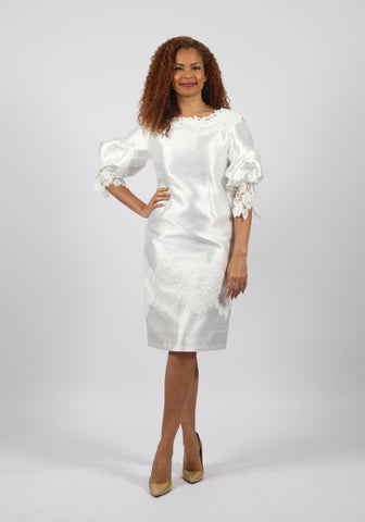 Diana 8882 Off White Dress