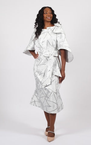 Diana 9108 silver dress