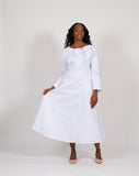 Diana 9137 white dress