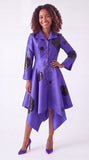 Diana 9216 purple dress