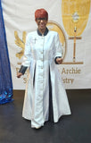 Diana 8521 white clergy robe