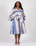 Diana 8903 royal blue dress