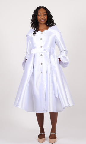 Diana 8948 white maxi dress