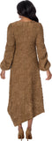 Divine Casuals 2001 brown knit dress