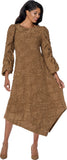 Divine Casuals 2001 brown dress
