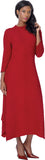 Divine Casuals 2021 burgundy maxi dress
