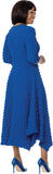 Divine Casuals 2031 royal blue knit dress