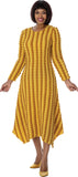 Divine Casuals 2121 gold midi dress