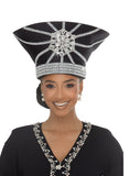 Donna Vinci H13472 black hat