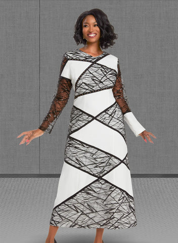 Donna Vinci 12061 white dress