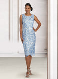 Donna Vinci 12093 blue lace dress