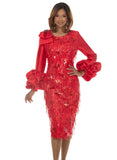 Donna Vinci 12276 red dress