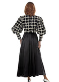 Donna Vinci 12281 black maxi dress