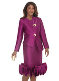 Donna Vinci 12292 magenta pink skirt suit