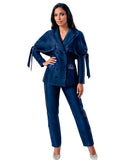 Donna Vinci 12297 navy blue pant suit