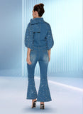 DV Jeans 8490 Rhinestone embellished Pant