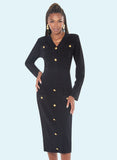 Donna Vinci Knit 13457 black dress