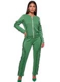 Donna Vinci Sport 21050 green pant set