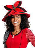 Donna Vinci H13461 red hat