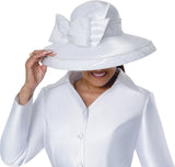 Dorinda Clark h310491 white brim hat
