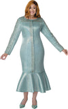 Dorinda Clark 310101 sea green mermaid dress