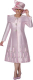 Dorinda Clark 310112 pink silky twill jacket dress