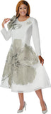 Dorinda Clark 310171 silver dress