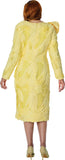 Dorinda Clark 310181 yellow floral dress