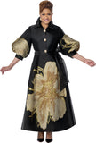 Dorinda Clark 310321 black maxi dress