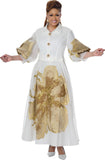 Dorinda Clark 310321 white maxi dress