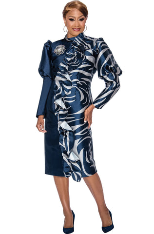 Dorinda Clark 5071 Navy Blue dress