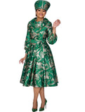 Dorinda Clark 5111 Emerald Green Dress