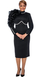 Dorinda Clark 5141 black scuba dress