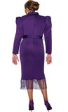 Dorinda Clark 5171 puff sleeve scuba dress