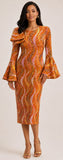 Dorinda Clark 309781 gold sequin dress