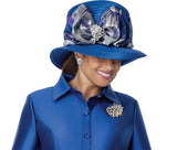 Dorinda Clark h310241 royal blue hat