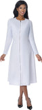 Dresses by Nubiano 101161 white midi dress