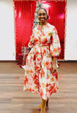 Brocade Maxi Dress