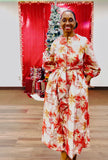 Brocade Maxi Dress