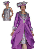 Elite Champagne 6160 purple jacket dress