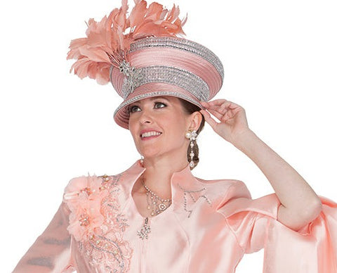 Elite Champagne h5866 peach hat