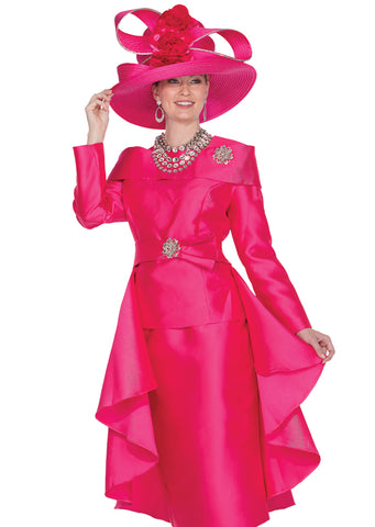 Elite Champagne 5921 pink skirt suit