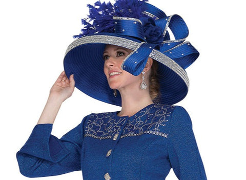 Elite Champagne h5957 royal blue hat