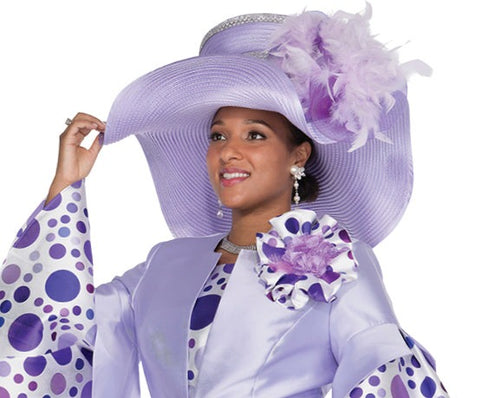 Elite Champagne H6024 lilac purple hat