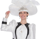 Champagne H6074 white hat